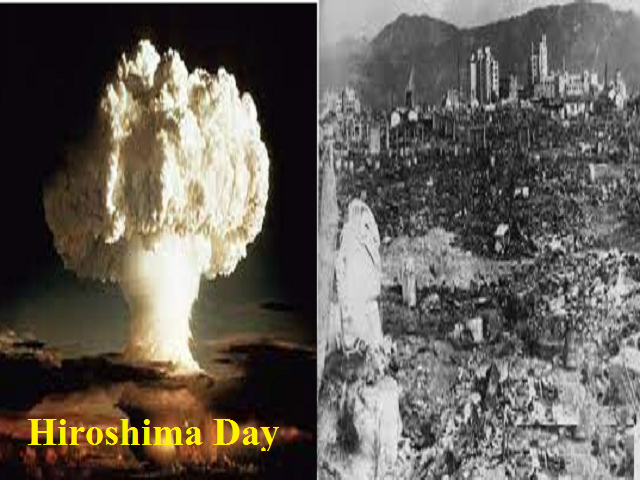 Hiroshima Day Quotes, Messages,Wishes,Poster, Slogans,Status, Words